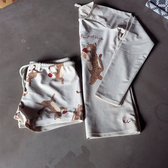 Konges Sløjd | Aster Swim Shorts + Shirt "PING PONG" - Picture 10 of 12